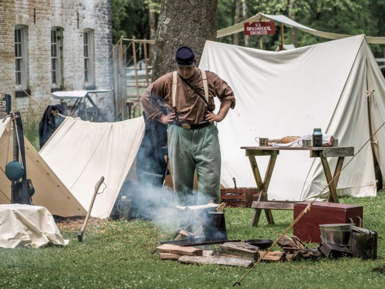 Civil War Encampment Allaire State Park 060119 073