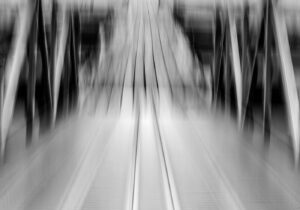 Abstract photo of a boat launch