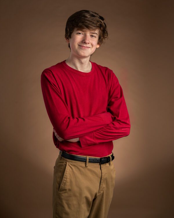 Portrait of a young actor