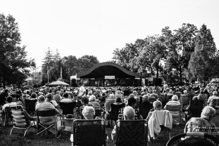 Outdoor concert in Souderton, PA