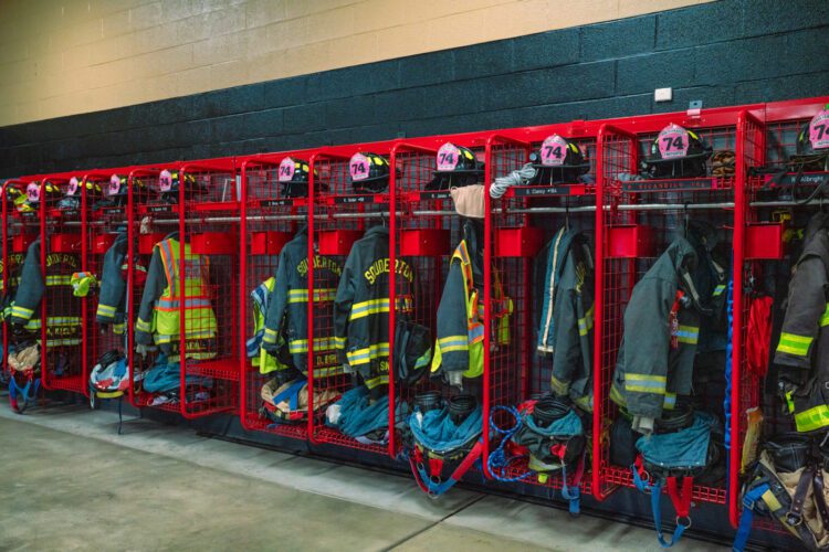 Fire Gear at Perseverance Volunteer Fire Company